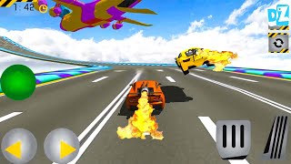 Rocket Car Racing Stunts - CAR INSIDE CARGO PLANE | Android Gameplay FHD screenshot 4