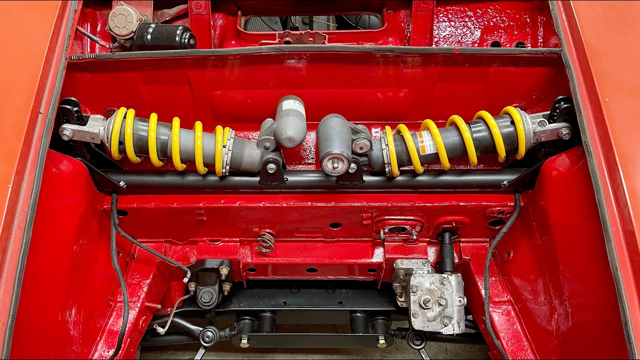 My Motorcycle Powered Car - Front Suspension