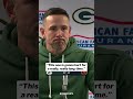 Bitter end to the Packers' 2025 season. #packers #nflplayoffs #nfl