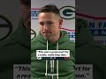 Bitter end to the Packers' 2025 season. #packers #nflplayoffs #nfl