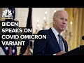 Biden speaks on the nation's fight against Covid-19 as omicron cases surge — 12/21/2021