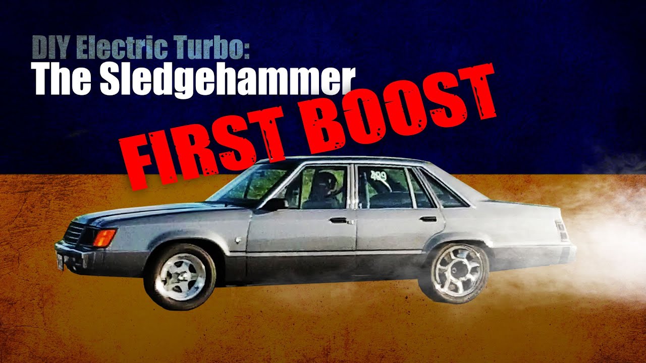 DIY Electric Turbo Sledgehammer First Boost! YouTube