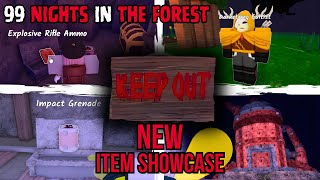 99 Nights In The Forest - New Items Showcase - Roblox