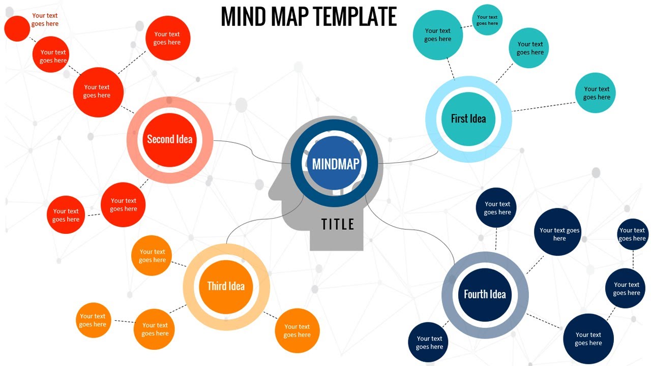 How To Make A Mind Map Template In Powerpoint | wie macht man eine mind