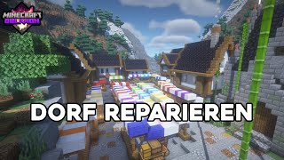 Das Dorf reparieren, es ist fast FERTIG | LIVE Minecraft Oblivion (vertikal & Multistream: Twitch)