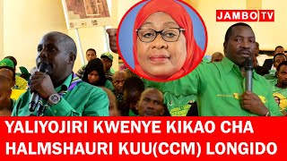 KUMEKUCHA! KIKAO CHA HALMASHAURI KUU CCM LONGIDO WAPOKEA UTEKELEZAJI WA ILANI 2025/DKT SAMIA ATAJWA
