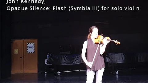 Patti Kilroy, violin | John M. Kennedy, "Opaque Si...