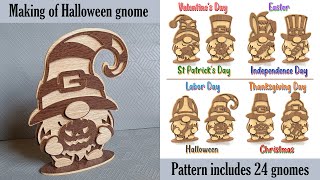 Halloween gnome - making of a woodworking project