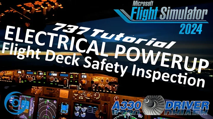 PMDG 737 Virtual Type Rating 1: Electrical Powerup & Flight Deck Safety Inspection | Real 737 Pilot