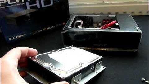 Playon!HD - How to install a harddisk