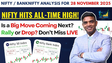 Nifty Prediction for 28 Nov: After Hitting All Time High! Will the Market Rally Further or Drop?