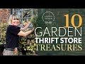 10 💥 THRIFT STORE Finds and How To Use Them In the Garden // Linda Vater