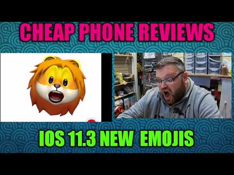 IOS 11.3 NEW Emojis On IPhone X Review
