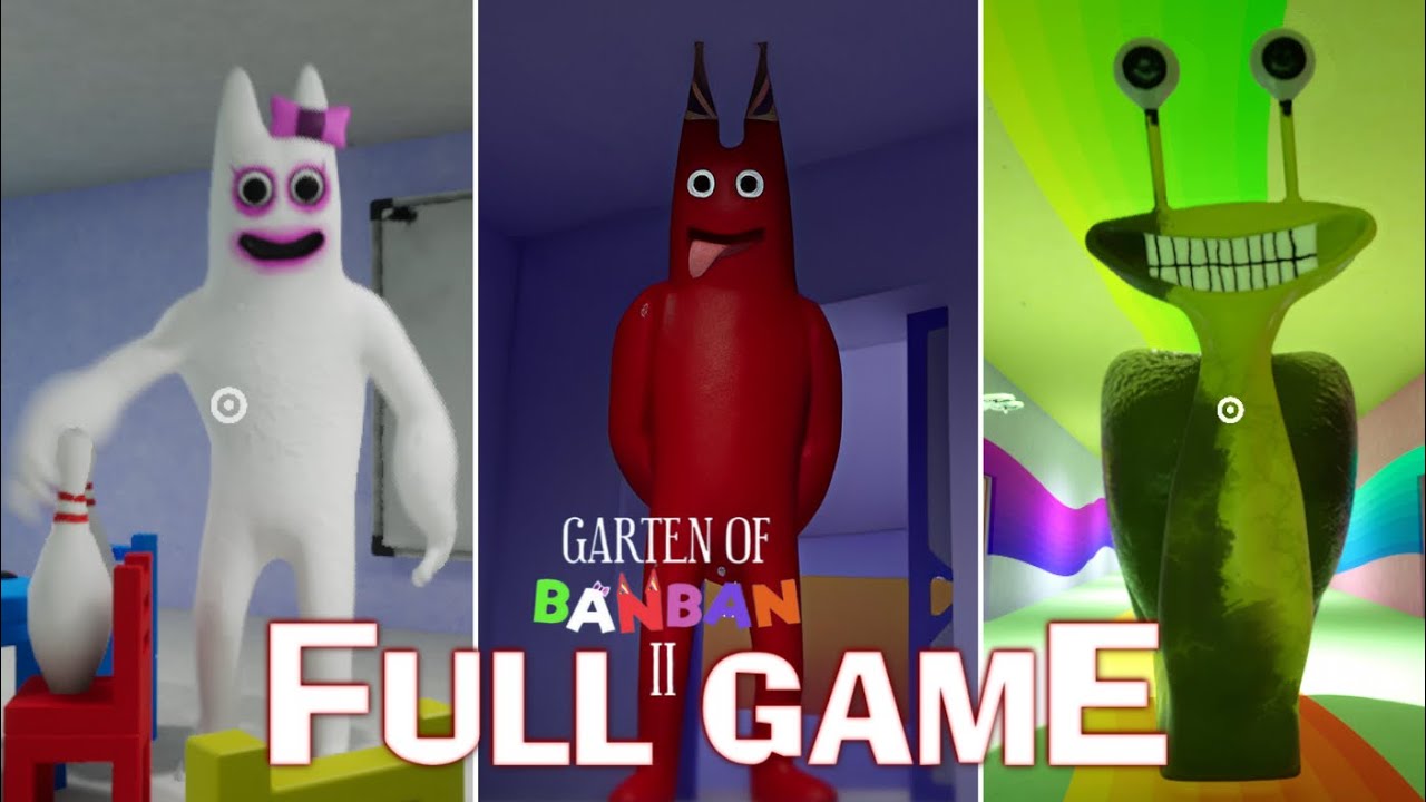 Garten of Banban 2 - FULL GAME Walkthrough & Ending (4K60) No Commentary 