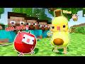 Banana🍌 & Apple🍎's Sercret Math Life Hack🤣[Minecraft CUTEST animation Compilation]