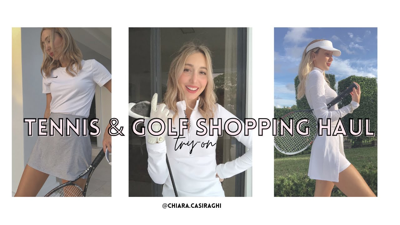 Tennis Outfits Haul | Golf Outfits Haul | Activewear Haul