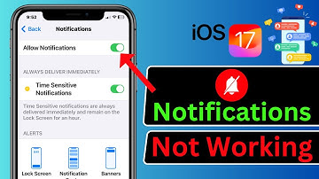 Fix iPhone Notification not Working After iOS 17 Update | Notifications not Showing on iOS 17