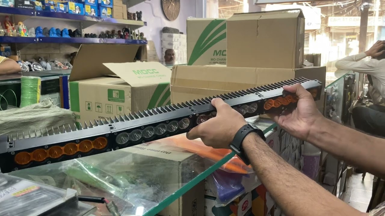 Attachable detachable expandable led bar light white yellow spot beam bright fog fighter led bar