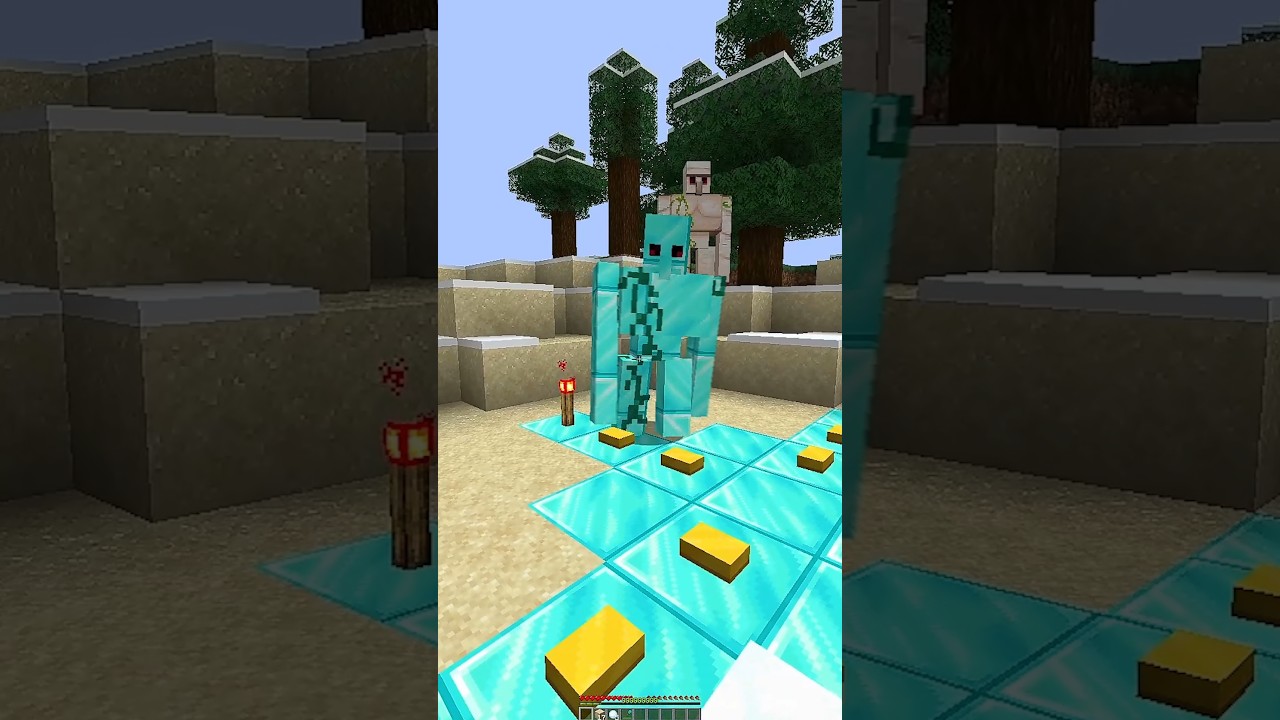 DIAMOND GOLEM IN MINECRAFT 🤯 