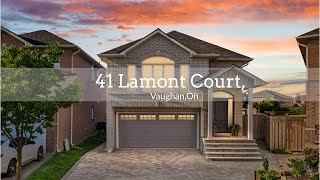 41 Lamont Crt, Maple On MLS Listing For Sale