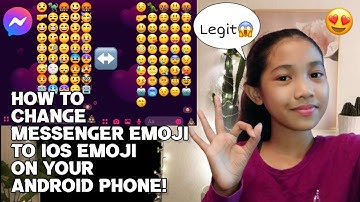 HOW TO CHANGE MESSENGER EMOJI TO IOS EMOJI ON YOUR ANDROID PHONE!*The Correct Way* |LOVELY UMALI