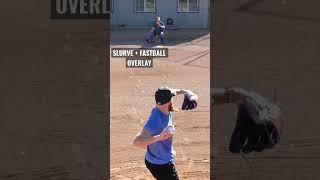 Slurve + Fastball Overlayed | SHORTS