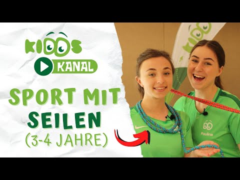 #07 Kindersport 👟| 3-4 Jahre | Sport mit Seilen