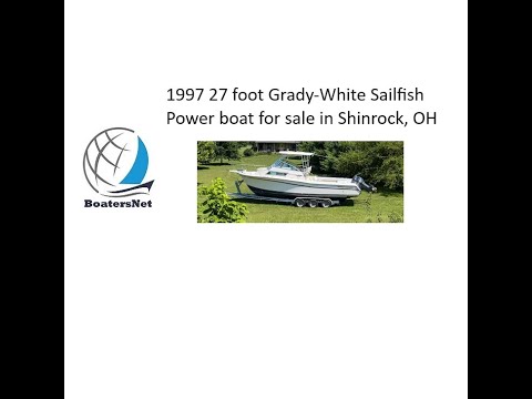 1997 27 foot Grady White Sailfish Power boat for sale in Shinrock, OH. $38,000. @BoatersNetVideos