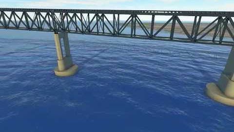 Ogdensburg-Prescott Bridge BIM Model Animation with Audio