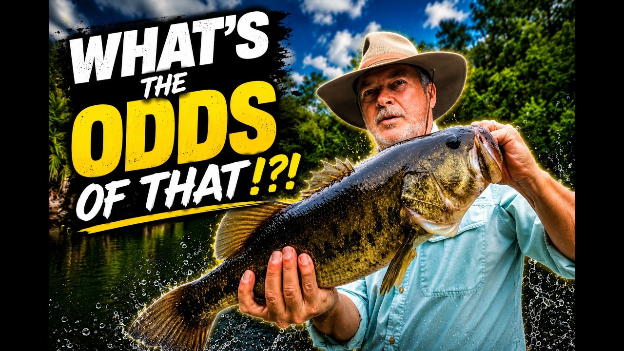 What's the ODDS of That?1?   Same River Bass One Week Later…