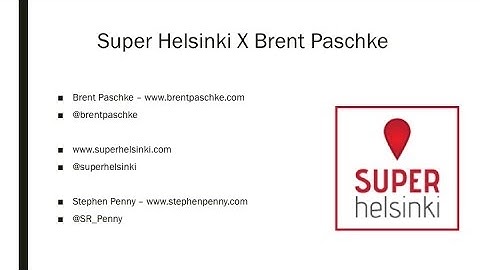 Super Helsinki X Brent Paschke (guitarist to Pharrell)