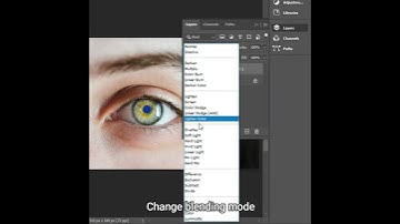 Change Eye Color #photoshop #shorts