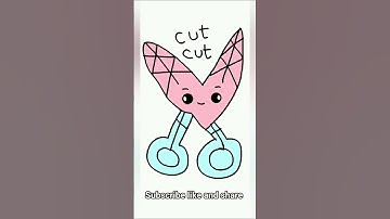 How to Draw Scissor #shortsyoutube #scissor #arte #drawingvideo