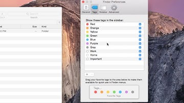 Mac OS: Finder Preferences