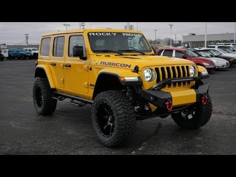 Lifted 2020 Jeep Wrangler Unlimited Rubicon - Rocky Ridge Trucks K2 |  29229T - YouTube