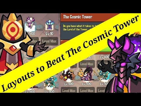 Layouts to Beat the Cosmic Tower | 2024 Updated Layouts | Summoner's Greed