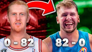 0-82 to 82-0 Challenge in NBA 2K24