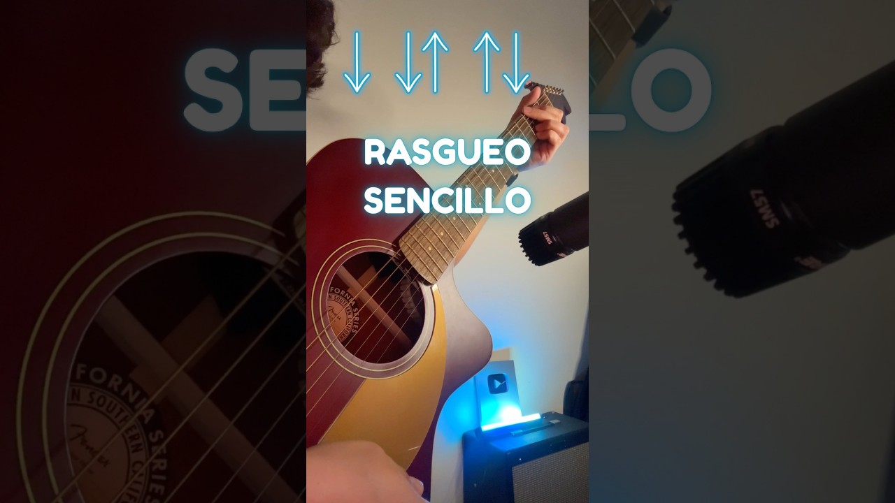Rasgueo FÁCIL de Guitarra 🎸