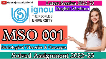 MSO 001 Solved Assignment 2022-23 | English Medium | Handwritten Solved Assignment 2022-23 | IGNOU