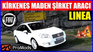 KİRKENES MADEN ŞİRKET ARACI FIAT LINEA İLE MADENE YOLCULUK // ETS 2 1.39