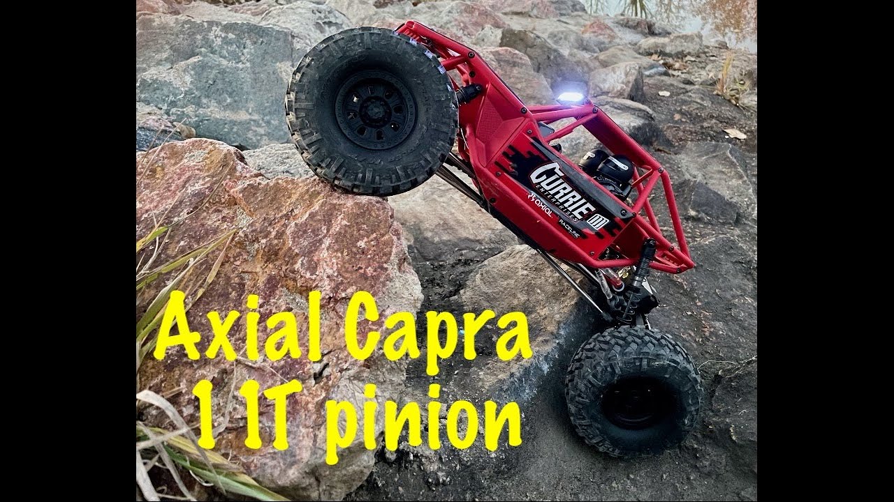Axial Capra 4WS With 11T pinion gear upgrade YouTube