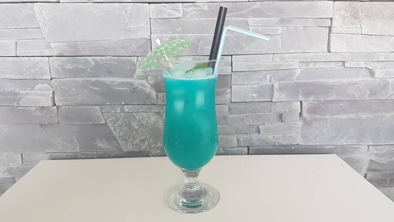 Blau-Karibik-Traum Cocktail - alkoholfrei - YouTube