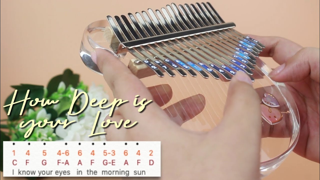 Bee Gees - How Deep Is Your Love | Kalimba Cover with TABS ♡
