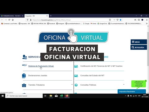 COMO FACTURAR POR OFICINA VIRTUAL EN BOLIVIA [SFV]