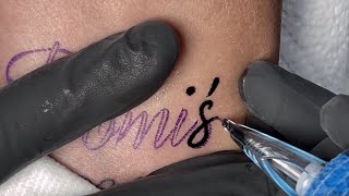 Script Tattoo in Real time