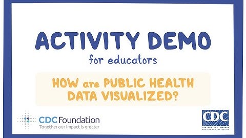 CDC NERD Academy Activity Demonstration for Educators: How are public health data visualized?