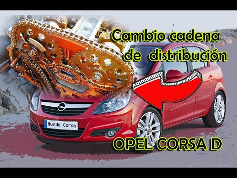 Cambio de cadena de distribución opel corsa D 1.2 80cv Timing Chain  Vauxhall - YouTube