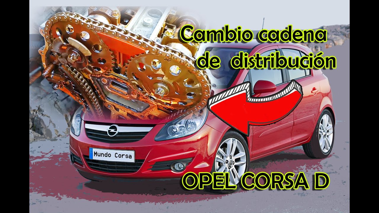 Cambio de cadena de opel D 80cv Timing Chain Vauxhall - YouTube