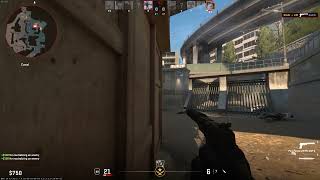 CS2 Classic Overpass pistol round