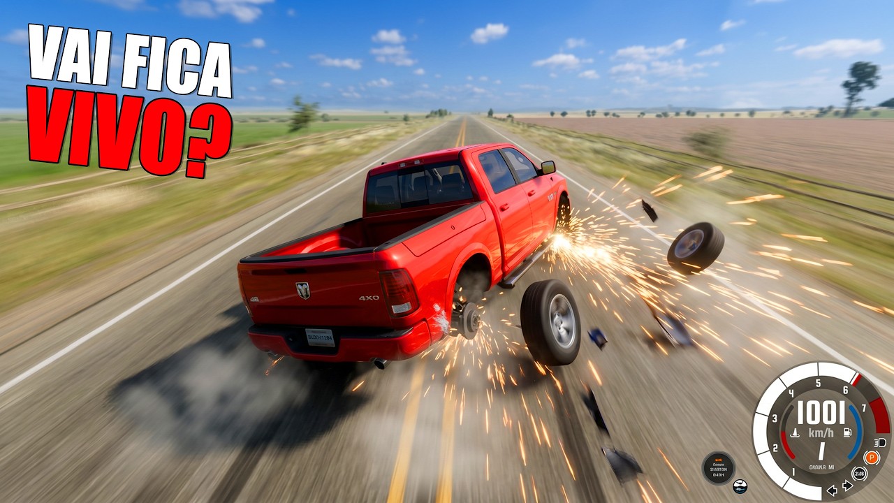 Qual a chance de SOBREVIVER? De 0 a 1000 km/h em 1 SEGUNDOS!
